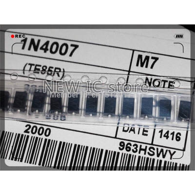 

Free shipping 200pcs/lot 1N4007 SMD diodes SMD IN4007 1000V 1A M7 SMA DO-214AC SMD