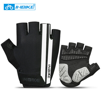 

INBIKE Cycling Gloves Half Finger Anti Slip Gel Pad Breathable Motorcycle MTB Road Bike Gloves Men Women Sports Bicycle Gloves