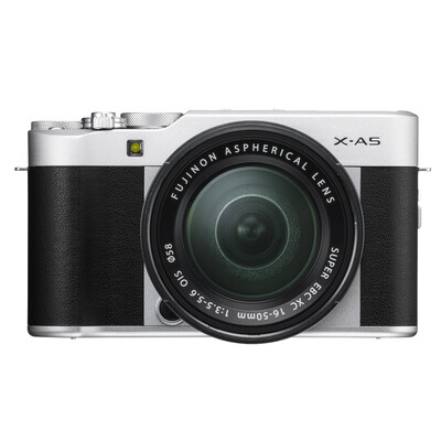 

Fuji (FUJIFILM) X-A5 XC16-50mm II серебристый черный (серебристый) микро один электрический комплект 24 миллиона пикселей 4K видео Bluetooth WIFI