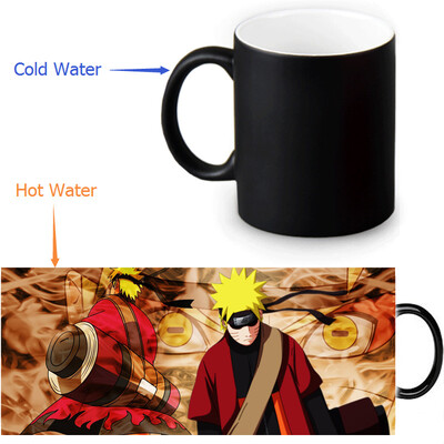 

Naruto 350ml/12oz Heat Reveal Mug Color Change Coffee Cup Sensitive Morphing Mugs Magic Mug Milk Tea Cups