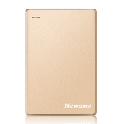 

Newsman Breeze Metal 1TB Metal Case Heat Dissipation Magnetic Shockproof HDD USB30 Data Storage Backup Copy 25 Inch Light Gold