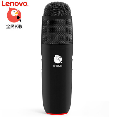 

Lenovo Lenovo National K song customized version of the new small UM6 microphone Apple Andrews live universal microphone anchor dedicated condenser mic computer sound singing sky black