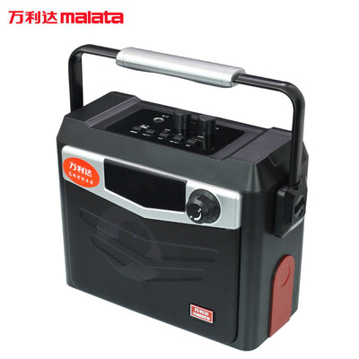

Malata Bluetooth speaker outdoor portable portable lighting square dance sound card U disk X16 black