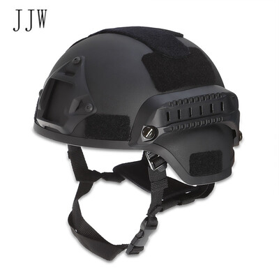 

JJW Tactical Helmet Airsoft Gear Пейнтбольная головка Protector с ночным видением Sport Camera Mount