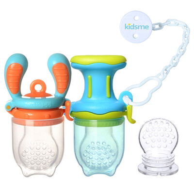

Kiss me kidsme baby bite music training growth set baby fruit food supplement baby fruit&vegetable music bite bag feeding tool