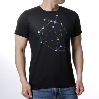 

Sports Shirt Short-Sleeved Star Map Printed T-shirts