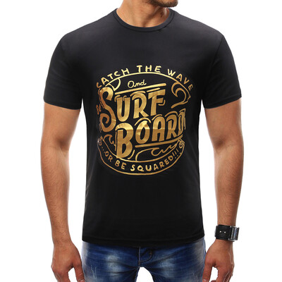 

Male 2018 Brand Short Sleeve Alphabetic Print T Shirt O-Neck Slim Men T-Shirt Tops Fashion Mens Tee Shirt T Shirts