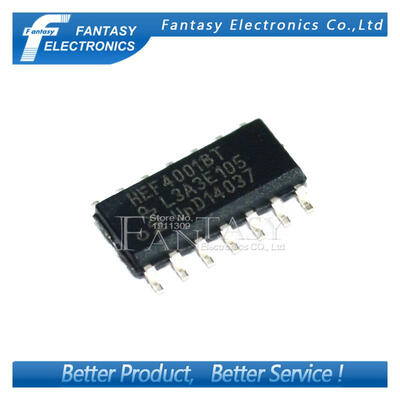 

50PCS HEF4001BT SOP14 HEF4001 SOP HCF4001 SMD new and original IC free shipping