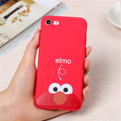

Мода милый мультфильм COOKIE Элмо Мягкие TPU Тонкий задняя крышка для iPhone se 5 5s 6 6s 7 8 плюс силиконовый Забавный че