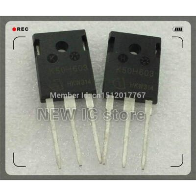 

50pcs IKW50N60H3 K50H603 TO-247 in stock new IC Free Shipping