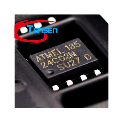 

10PcsLot 24C02 AT24C02 AT24C02N-10SU-27 SOP-8 2-Wire Serial EEPROM 2K BIT 400KHZ