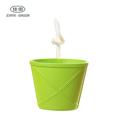 

Jia Hao car kitchen bathroom bathroom office plastic hanging creative storage basket yellow