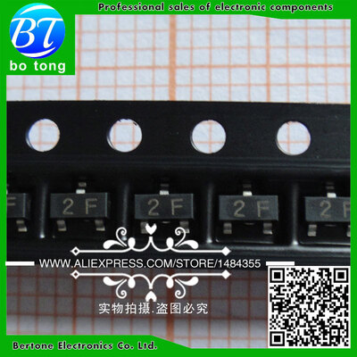 

Free shipping 500pcsLot MMBT2907 2F MMBT2907ALT1G Transistors PNP 60V 08A SOT-23