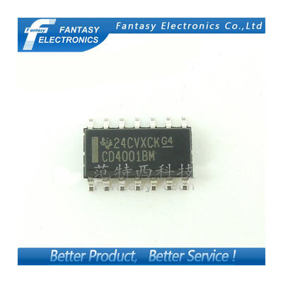 

10PCS CD4001BM96 SOP14 CD4001BM SOP CD4001 SMD new and original IC free shipping