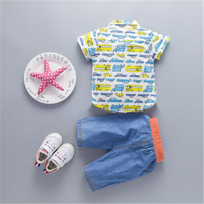 

Boy Clothing Sets Summer Boys Clothes Children Clothing T-shirtShorts Kids Clothes Toddler Boy Outfits Sport Suits