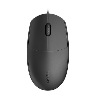 

Rapoo N100 Wired Mouse Office Mouse USB Mouse Notebook Mouse Desktop Mouse Black