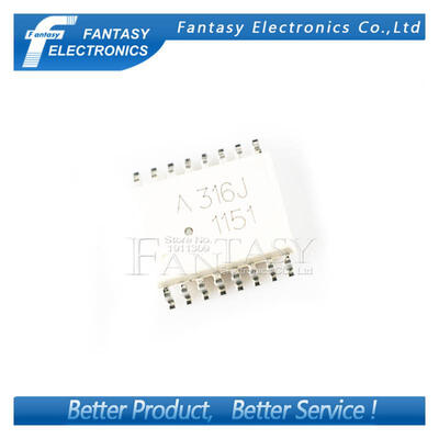 

10PCS A316J SOP16 HCPL-316J SOP HCPL316J SMD ME9926A new and original IC free shipping
