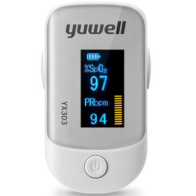 

Yu Yue YUWELL oximeter YX303 finger clip oximetry pulse detector color LCD display