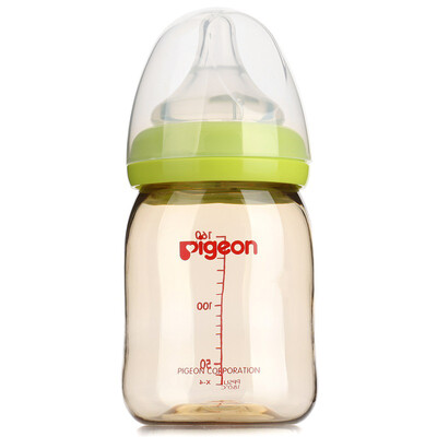 

Pigeon wide-bore PPSU plastic bottle 160ml AA76 green