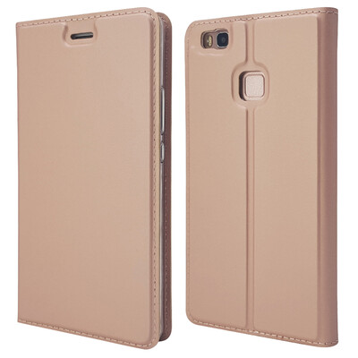

Роскошный чехол для кошелька для HUAWEI P9 Lite Высококачественная искусственная кожа с флип-крышкой Kickstand Anti-shock Full Protection