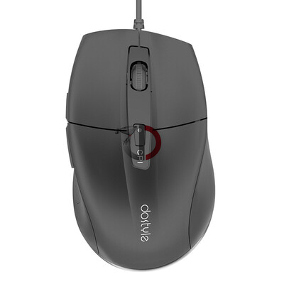 

dostyle MD101 entry-level gaming gaming mouse third gear cpi heart switch bilateral key comes with weight counterweight black color texture