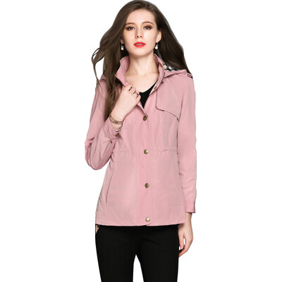 

BURDULLY England Fashion Autumn Winter Jacket Women 2017 Brand New Arrivals Basic Hooded Jackets Coat Slim Large Size Outwear