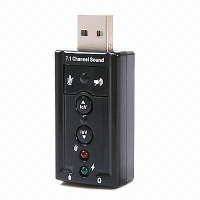 

Huayuan 7.1 Channel USB External Sound Card Audio Adapter