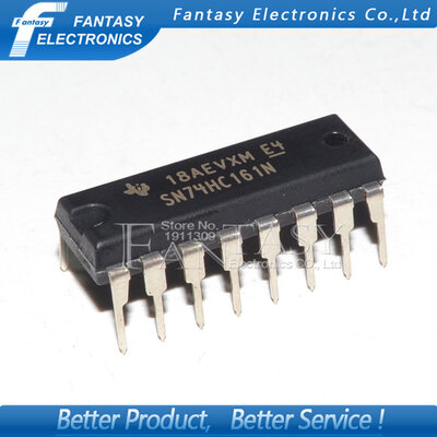 

50PCS SN74HC161N DIP16 SN74HC161 DIP 74HC161N 74HC161 new and original IC free shipping