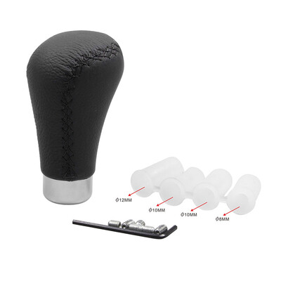 

Racing universal manual leather shifter With Stitch short Shift knob