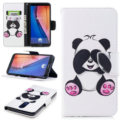 

BEFOSPEY Painting PU LeatherSoft TPU Card Slot Stand Wallet Case For Huawei Mate 10 Lite59"2017