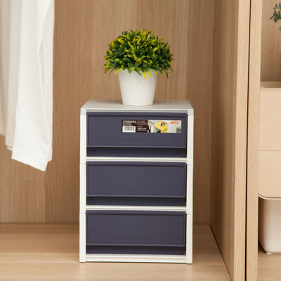 

Citylong drawer storage box plastic storage box desktop storage box office storage cabinet single layer 3050 red 25L 5068