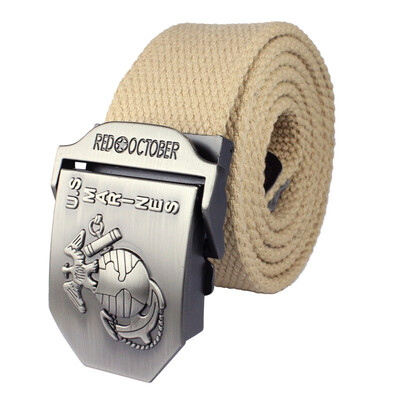 

paulone P1007 outdoor sports military supplies canvas belt marines belt sand color