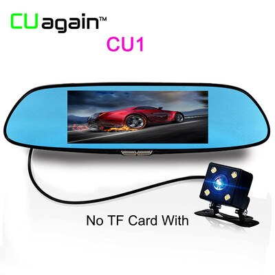 

CU1 Mirror DVR 65inch Dual Lens Loop Recording Car Camera Motion Detection Parking Dash Cam Video Registrator FHD 1080P