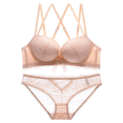 

2018 hot sexy lace cross back suit