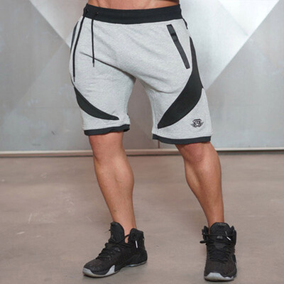 

Muscle Fitness brothers mens sports outdoor running training casual spring&summer tight breathable shorts