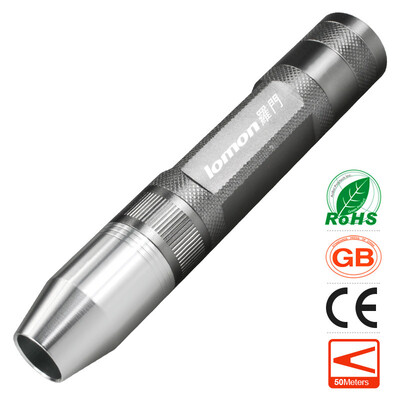 

White Purple Yellow Light LED Flashlight Stainless Steel Torch 18650 Rechargeable UV Torch Olight Jade Identification