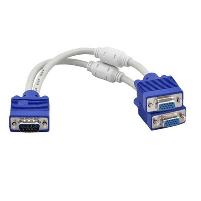 

Отель хуаюань 1 В 2 VGA и SVGA монитор с Y Splitter кабель 15-Контактный свинец 0,3 м для ПК компьютера