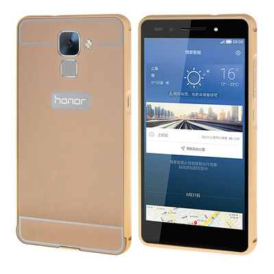 

MOONCASE чехол для Huawei Honor 7 Bumper Frame Hard 2 in 1 Cover Gold