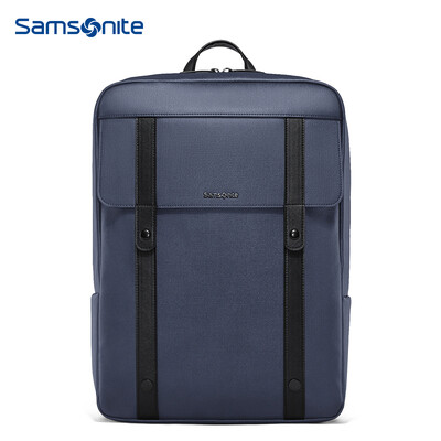 

Samsonite shoulder bag Samsonite business computer bag 14-inch lightweight fashion mens backpack business casual computer bag TQ509001 black