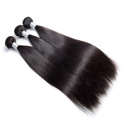 

T-top Hair Silky Straight 100 Virgin Human Hair Bundles Natural Color Hair Weave Extension 3 Pieces
