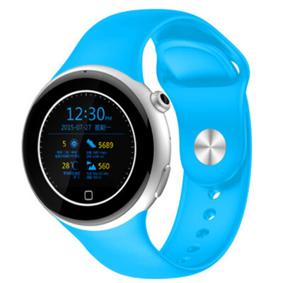 

Round screen smart phone watch professional sports waterproof heart rate health Bluetooth call information push music bracelet