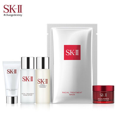 

SK-II PITERA Активация набора интенсивного ремонта (Уход за кожей 30ml + Myogenin Essence 15g + Clear Essence 30ml + Cleansing Cream 20g + Mask 1p)