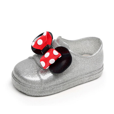 

Jelly Boy&Girls Children Sneakers Gym Shoes Waterproof Bowtie Ear Style
