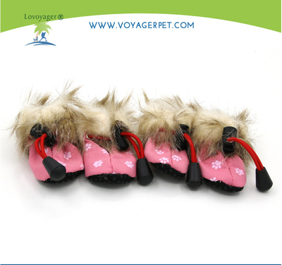 

4pcs Waterproof Winter Pet Dog Shoes Anti-slip Rain Snow Boots Footwear Thick Warm For Small Cats Dogs Puppy Dog Socks Booties