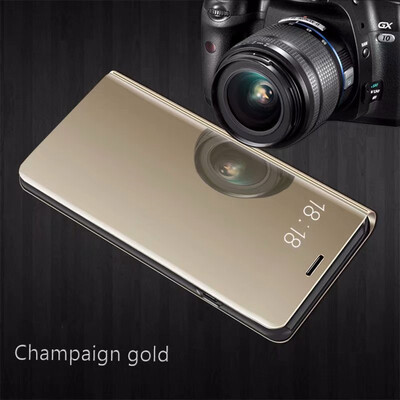 

Huawei Maimang 6Mate 8 Luxury Slim Mirror Flip Shell Stand Leather Smart Clear View Window Cover Phone Case