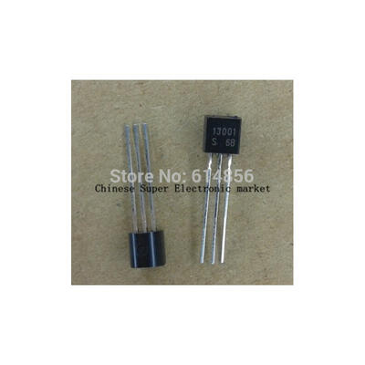 

100PCS 13001 MJE13001 TO-92 600V 0.2A NPN Transistor