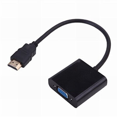 

Huayuan Hdmi Male to VGA RGB Female Hdmi to VGA Video Converter Adapter 1080P