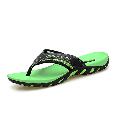 

Mens Summer Slippers Shoes Casual Outdoor Beach Flip Flops For Men Rubber sole