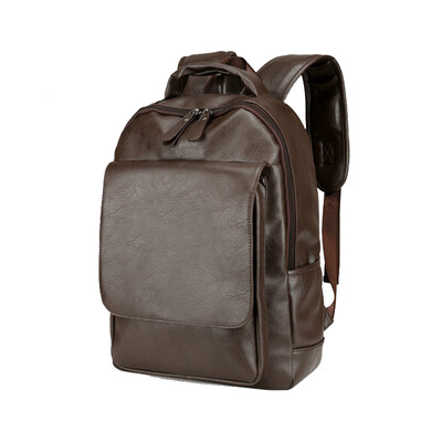 

Retro Brown Mens Leather Backpack Backpack Briefcase Backpack Notebook Bag B-fdkA18