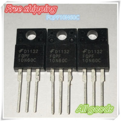 

100 PCS FQPF10N60C TO-220 FQPF10N60 10N60C 10N60 600V N-Channel MOSFET